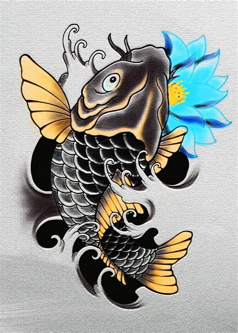 鯉魚顏色刺青
